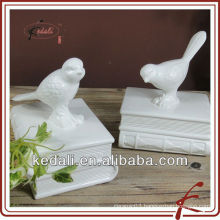 Bird Design White Ceramic Porcelain Home Decor